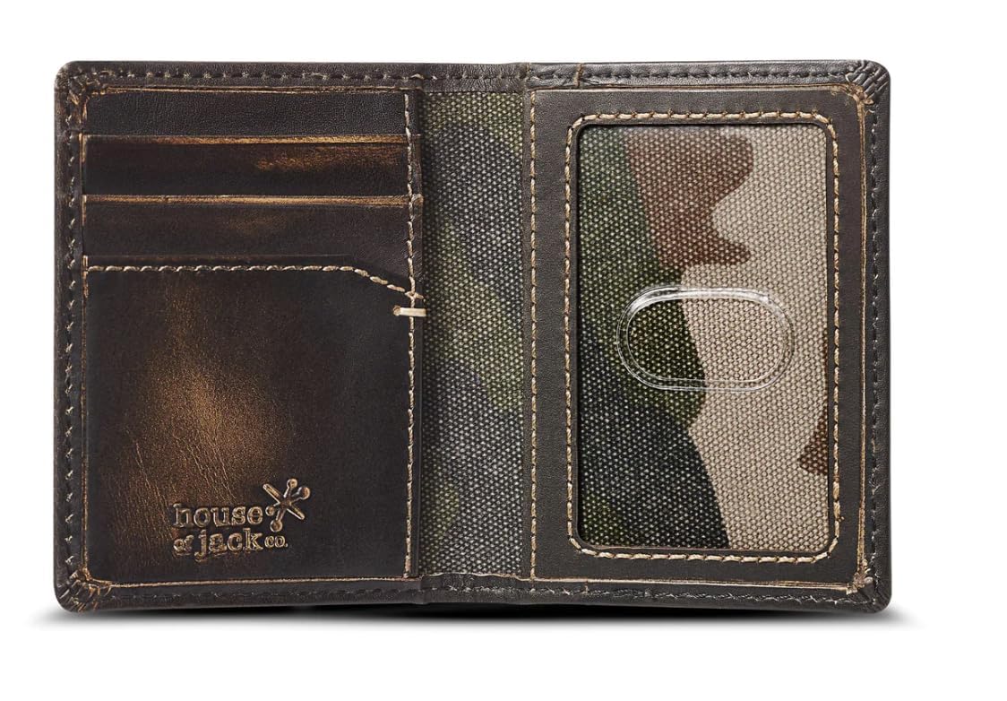 House of Jack Co. Slim Card Wallet for Men
| Full Grain Cowhide Leather Wallet for Men
| Minimalist Front Pocket Slim C