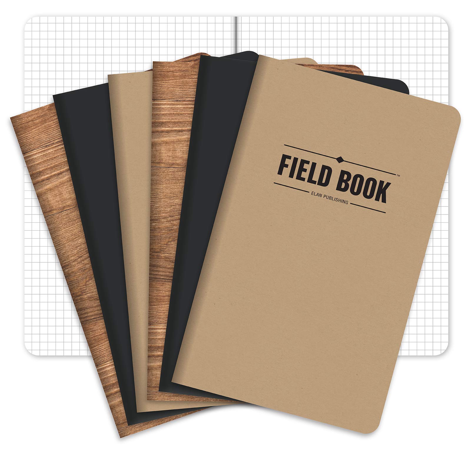 Elan Publishing Company Field Notebook/Journal - Combo Colors - Outdoor Adventurers - Hiking and Exploring - Durable and